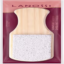 Imagem do produto Lixa e Pedra Pomes Wood para Pés com Cabo Lanossi Beauty & Care para Remoção de Calosidades