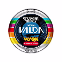 Imagem do produto Pastilha Valda Stranger Things Sabor Ponche De Frutas 50g