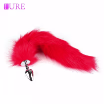 Imagem do produto Plug Anal Rabo de Raposa Luxo Preto