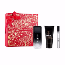 Imagem do produto Conjunto 212 Vip Black Carolina Herrera Masculino - Perfume Eau de Parfum 100ml + Shower Gel 100ml + Travel Size 10ml