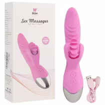 Imagem do produto Dibe sex massager – Vibrador estimulador de ponto g e clítoris com efeito simulador de sexo oral com línguas giratóri