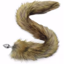 Imagem do produto Plug Anal Cauda de Raposa Longa 81cm - Vermelho