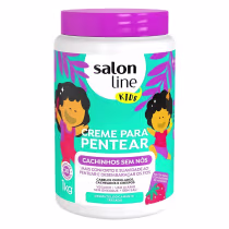 Imagem do produto Kit Salon Line Kids: 1 Creme para Pentear e 1 Gelatina Desembaraçante Morango