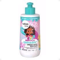 Creme para Pentear Salon Line Kids Sos Cachos Chiclete 300ml