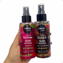 Imagem do produto Kit Óleo Bifásico Perfumado Multy Salon Line: 1 Chocolate e 1 Melancia