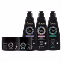 Imagem do produto Kit Arvensis Cachos Naturais Cabelos Ondulados e Cacheados: Shampoo 300ml, Condicionador 300ml, Máscara 250g, Ativador de Cachos 300ml e Geleia Ativad