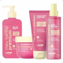 Imagem do produto Kit LabPop by Labotrat Belle Pink: Gel de Banho, Mousse Esfoliante, Hidratante Corporal e Body Splash