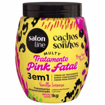 Imagem do produto Creme Capilar 3 Em 1 Salon Line Multy Tratamento Pink Fatal Cachos Dos Sonhos 1kg
