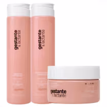 Imagem do produto Kit Acquaflora Gestante e Lactante Antiqueda: Shampoo, Condicionador 250ml e Máscara Capilar 250g