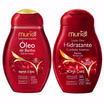 Imagem do produto Kit Muriel Romã Care: 1 Sabonete Líquido 230ml e 1 Loção Hidratante 200ml
