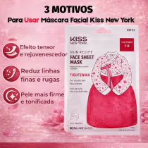 Imagem do produto Máscara Facial Coreana Kiss Ny Face Sheet Mask Tightening Firmadora Kkf03