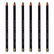 Imagem do produto Kit Mitsubishi Rainbow: 6 Lápis Dermatográfico Preto 7610-24