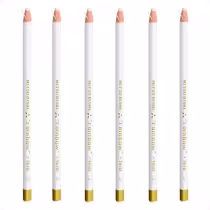 Imagem do produto Kit Mitsubishi Rainbow: 6 Lápis Dermatográfico Branco 7610-1