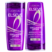 Imagem do produto Kit Elseve Collagen Lifter: Shampoo Encorpador e Condicionador Redensifica 400ml