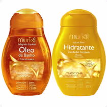 Imagem do produto Kit Muriel Tradicional Gourmand: Sabonete Óleo De Banho 230ml e Loção Deo Hidratante 200ml