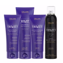 Imagem do produto Trivitt Matizante Kit Pós-Química Hidratação e Finalização Profissional (4 itens)