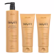 Imagem do produto Kit Shampoo Trivitt Pós Quimica 1Lt + 2 Condicionador Hidratante 200ml
