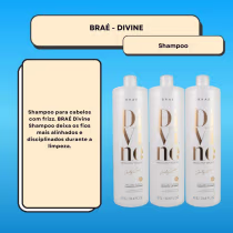 Imagem do produto Braé Divine Kit 3 Shampoo 1000ml