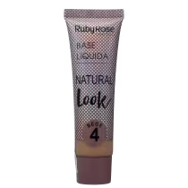 Imagem do produto Ruby Rose Natural Look Bege 4 - Base Líquida 29ml