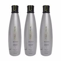Imagem do produto Aneethun Blond System Kit 3 Shampoo Matizador 300ml