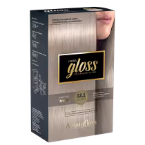 Imagem do produto Acquaflora Hidra Gloss 12.1 Louro Especial Acinzentado - Coloração Permanente 177g