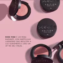 Imagem do produto Kit Océane Edition Mini Blush Glossy Rose Pink e Iluminador Bronze (2 produtos)