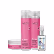 Imagem do produto Kit Cadiveu Professional Glamour Home Care e Final Style Oil (4 produtos)