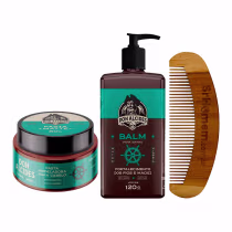 Imagem do produto Kit Pasta Matte e Balm Calico Jack e Pente Curvo Don Alcides