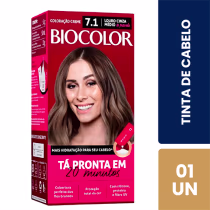 Imagem do produto Coloração Biocolor 7.1 Louro Cinza Médio