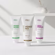 Imagem do produto Cronograma Capilar: Máscara Murumuru 470g + Máscara Toque De Verniz 470g + Máscara Sos + Força Hoka