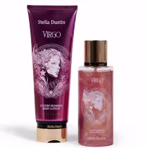 Imagem do produto Kit Stella Dustin Luxury Shimmer Virgo (Virgem) – Body Splash 250ml + Loção Hidratante 236ml