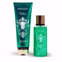 Imagem do produto Kit Stella Dustin Luxury Shimmer Taurus (Touro) – Body Splash 250ml + Loção Hidratante 236ml