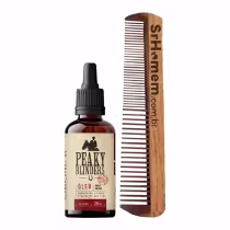 Imagem do produto Kit Óleo Para Barba Peaky Blinders e Pente Duplo Don Alcides