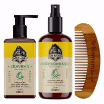 Imagem do produto Leave-in 120g e Grooming Lemon Bone Pente Curvo Don Alcides