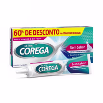 Imagem do produto Creme Fixador De Dentadura Corega Ultra Sem Sabor 2 Unidades De 68g Cada