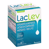 Imagem do produto Suplemento Alimentar Laclev 30 Comprimidos Mastigáveis Sabor Baunilha