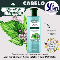 Imagem do produto Shampoo Urtiga e Lúpulo Anticaspa Flores e Vegetais 310ml