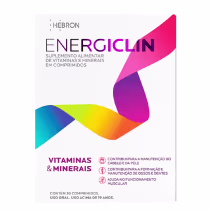 Imagem do produto Suplemento Alimentar Energiclin Multivitamínico Hebron 30 Comprimidos