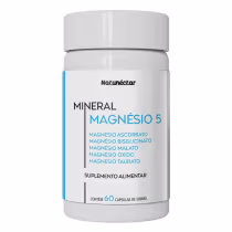 Imagem do produto Suplemento Alimentar Magnésio 5 Natunéctar 60 Cápsulas