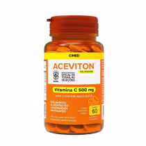 Suplemento Alimentar Aceviton Imunidade Vitamina C 500mg Laranja 60 Comprimidos Mastigáveis
