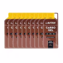 Imagem do produto Suplemento Alimentar Lavitan Carbo Gel Sabor Chocolate Cimed Caixa com 10 Sachês