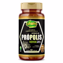 Imagem do produto Suplemento Extrato de Própolis Verde Com Vitamina C, Zinco e Selênio 500mg Unilife 60 Cápsulas