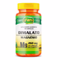 Imagem do produto Suplemento Alimentar Magnésio Dimalato 810mg Unilife 120 Cápsulas