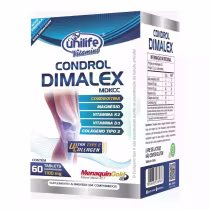 Imagem do produto Suplemento Alimentar Condrol Dimalex Unilife 60 Comprimidos