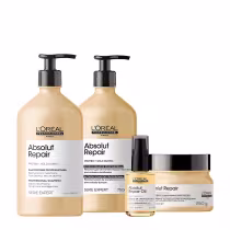 Imagem do produto Kit L'Oréal Professionnel Absolut Repair Gold Home Care Oil 30 (4 produtos)