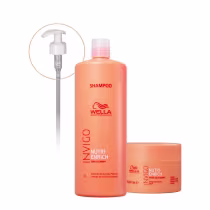 Imagem do produto Kit de Tratamento Capilar Wella Professionals Nutri-Enrich + Válvula Pump (2 Produtos)