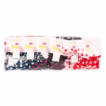 Imagem do produto Elástico Cabelo Laço Poá Grande Pacote 12x2 Unidades - Terumy Acessórios