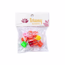 Imagem do produto Mini Piranha Infantil Colorida Pacote 24x10 Unidades - Terumy Acessórios