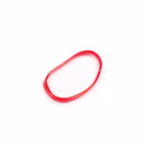 Imagem do produto Elástico de Silicone Vermelho Aproximadamente Pacote 12x200 Unidades - Terumy Acessórios