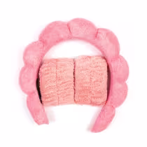 Imagem do produto Tiara Skincare Nuvem Com Faixa de Pelúcia Pacote 12x1 Unidade - Terumy Acessórios